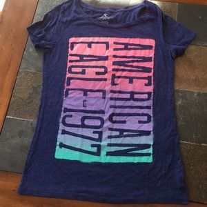AEO gradient t shirt